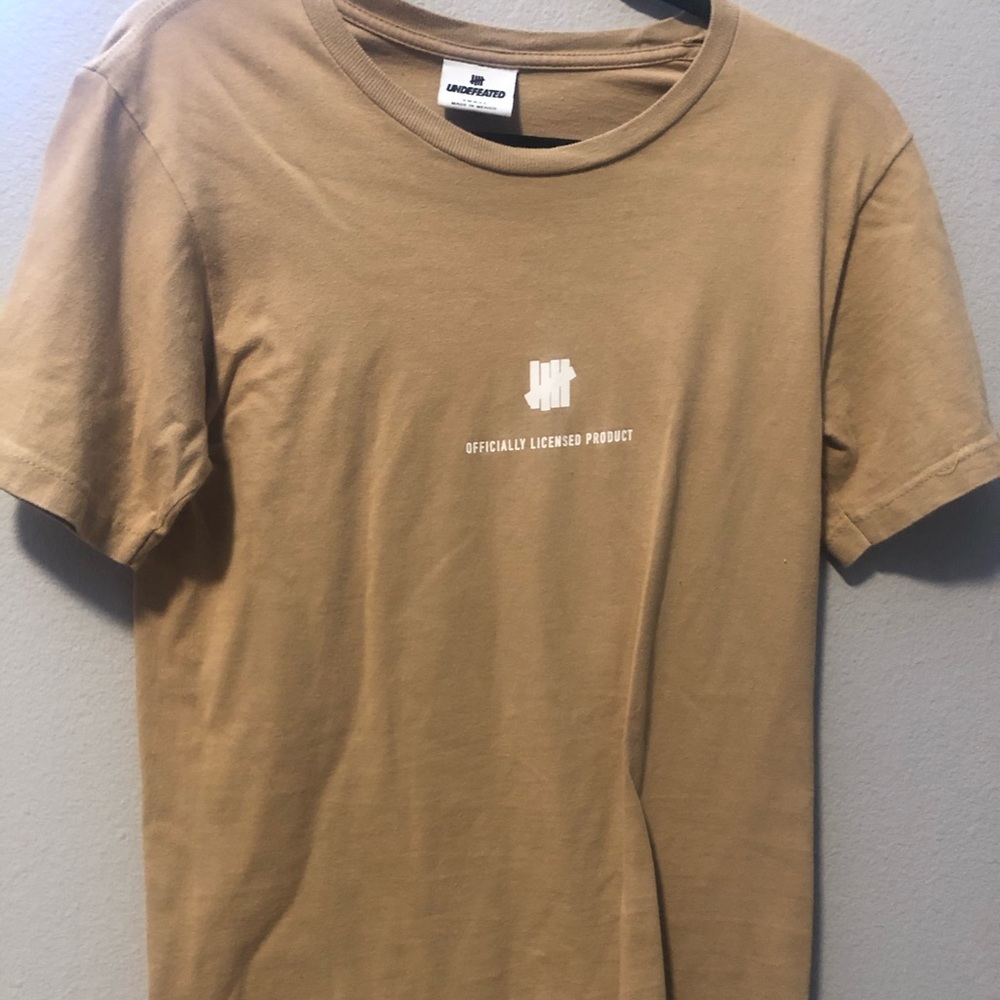 UNDEFEATED Brown Logo Tee